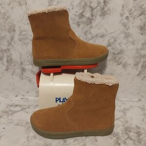 Pre-owned birkenstock lillie faux suede boots